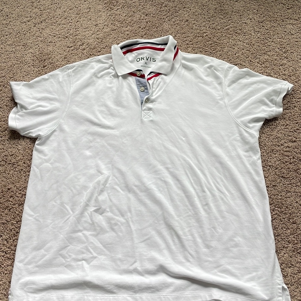 Orvis Mens XL polo shirt